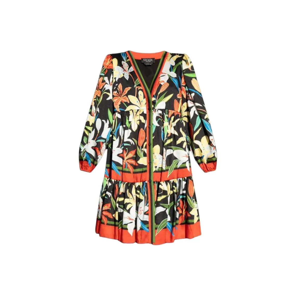 Kate Spade Floral Tiered Mini Dress