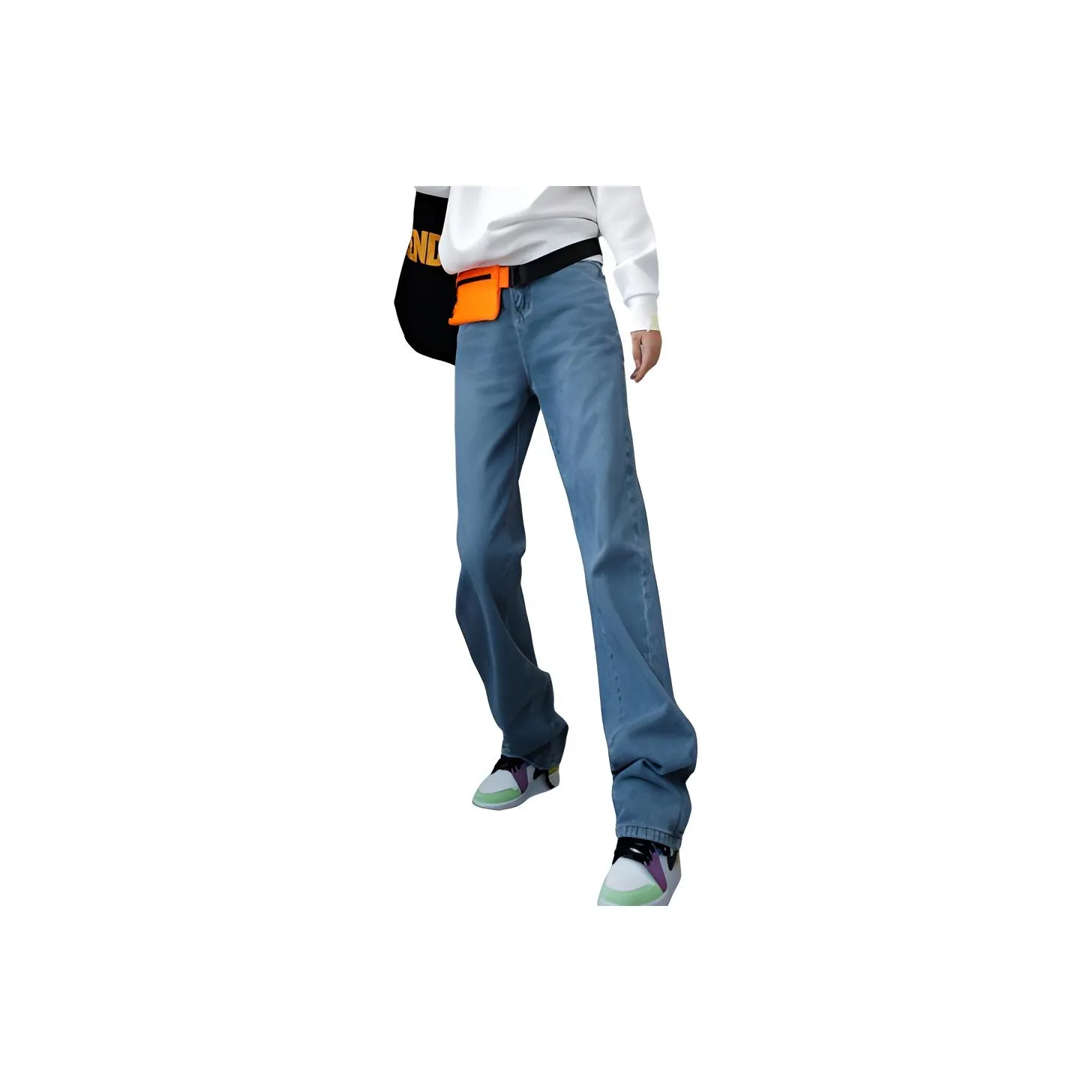 Seven Up And Nine Down Jeans Women's Blue