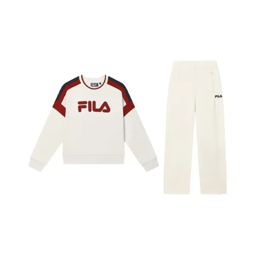 FILA ORIGINALE Свежий Сливочный Женские Повседневные костюмы