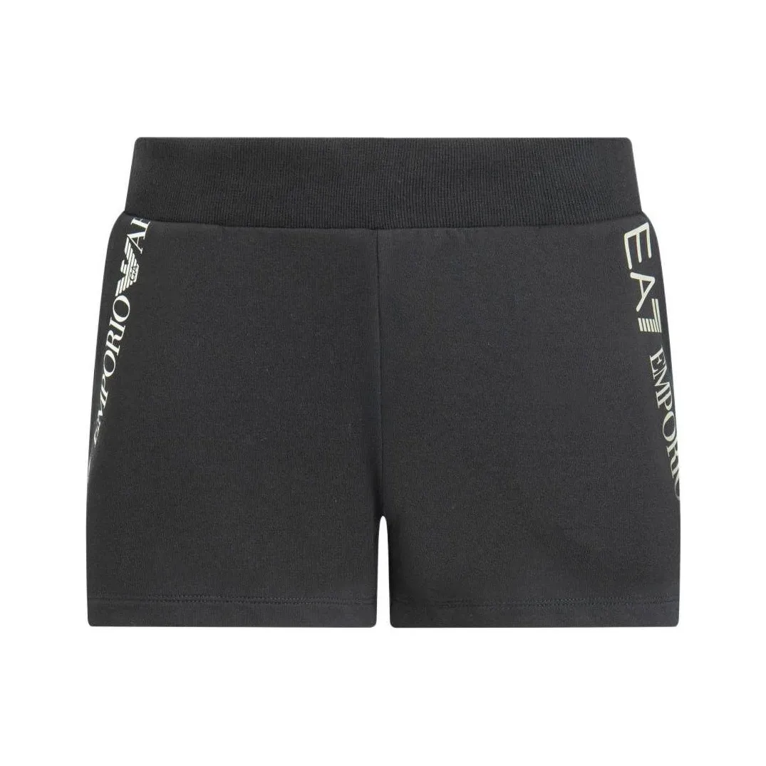 EMPORIO ARMANI EA7 Повседневные шорты Женские Черные