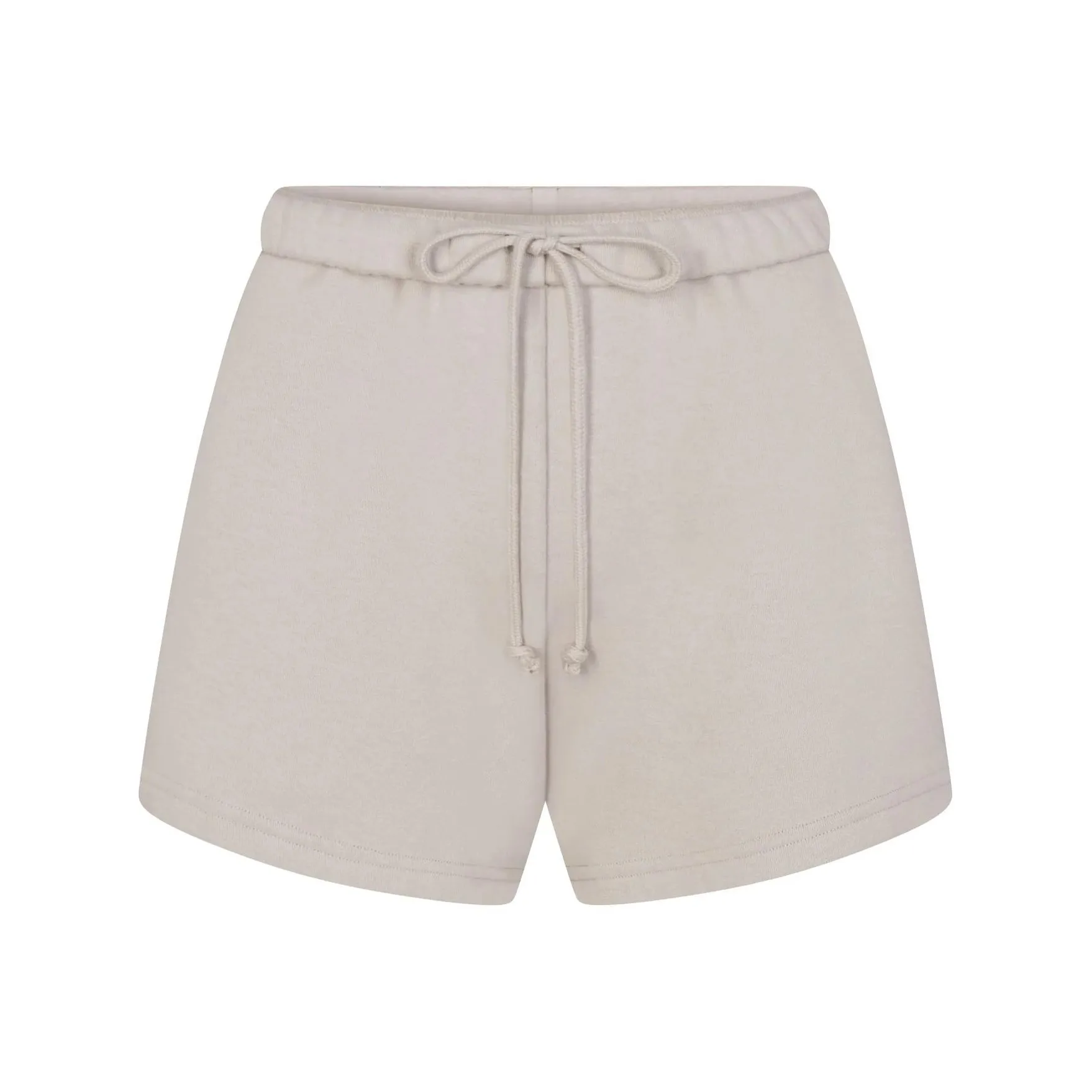 SKIMS COTTON FLEECE CLASSIC SHORT Casual Shorts Women's Stone/Stone Color