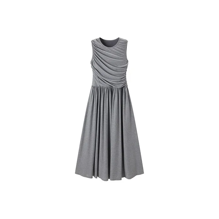 PEACEBIRD Серые Женские Платья без рукавов