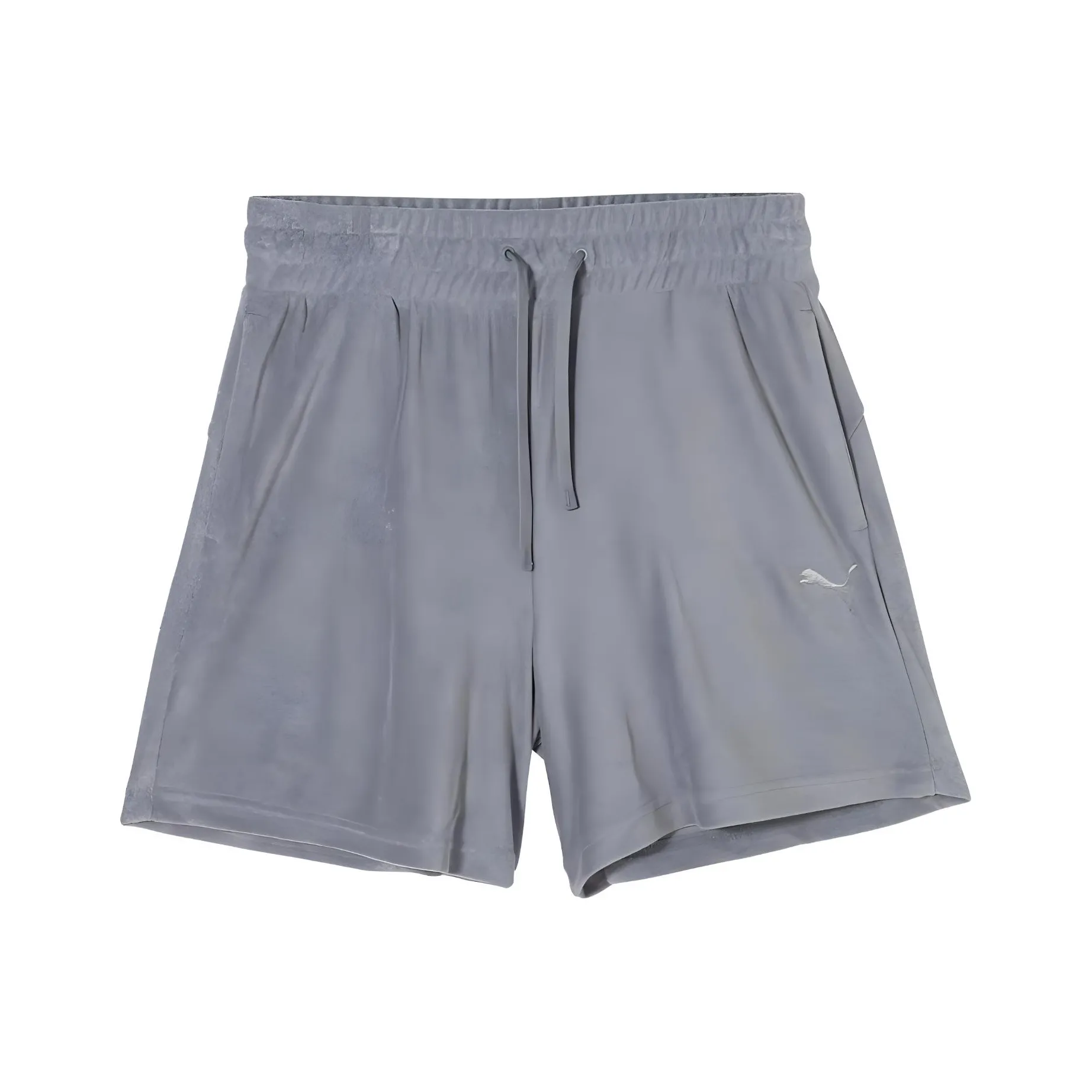 PUMA TOWELING CAT Шорты Повседневные шорты Женские Серый