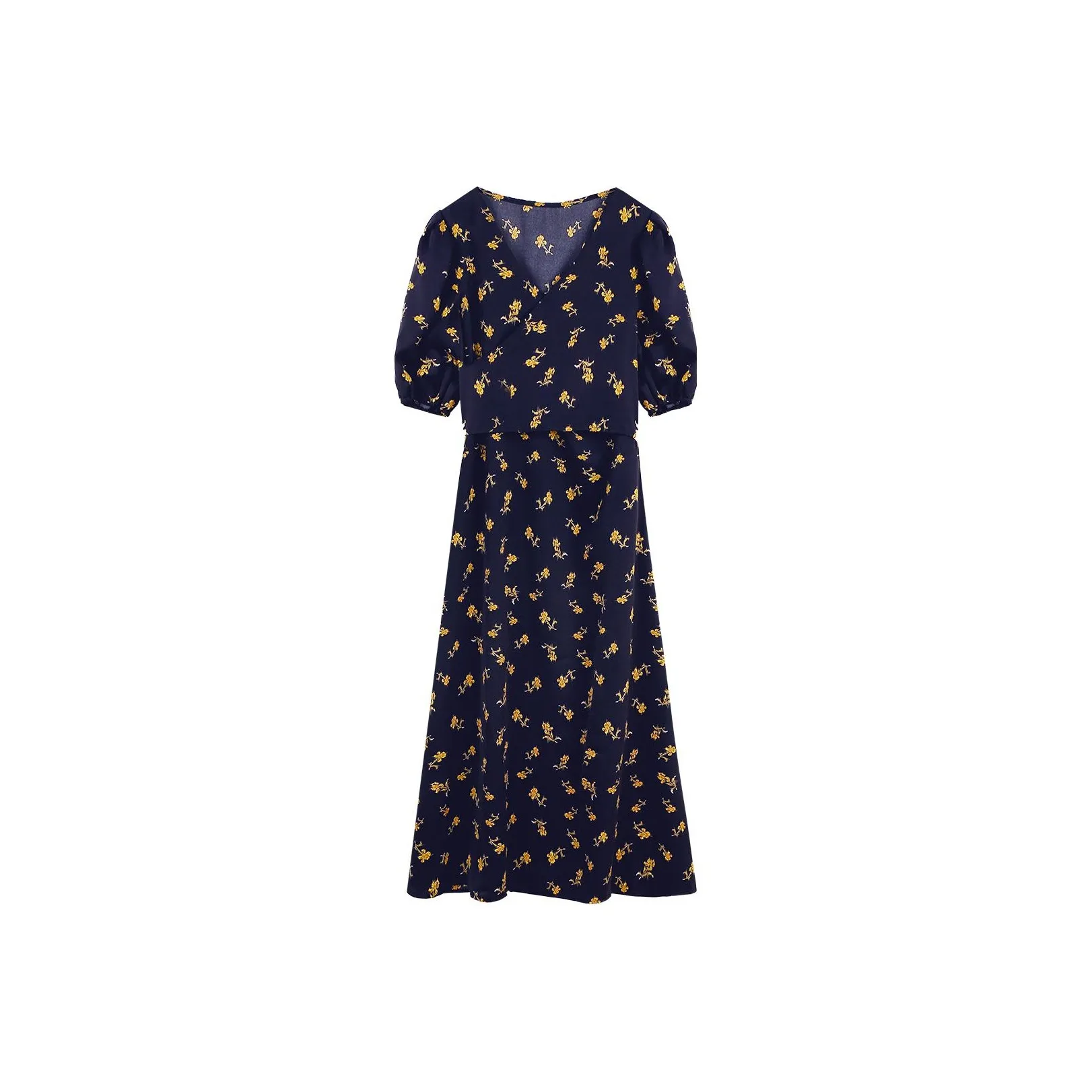 Migu Short Sleeved Dresses Women's Summer Night Floral, Multicolor