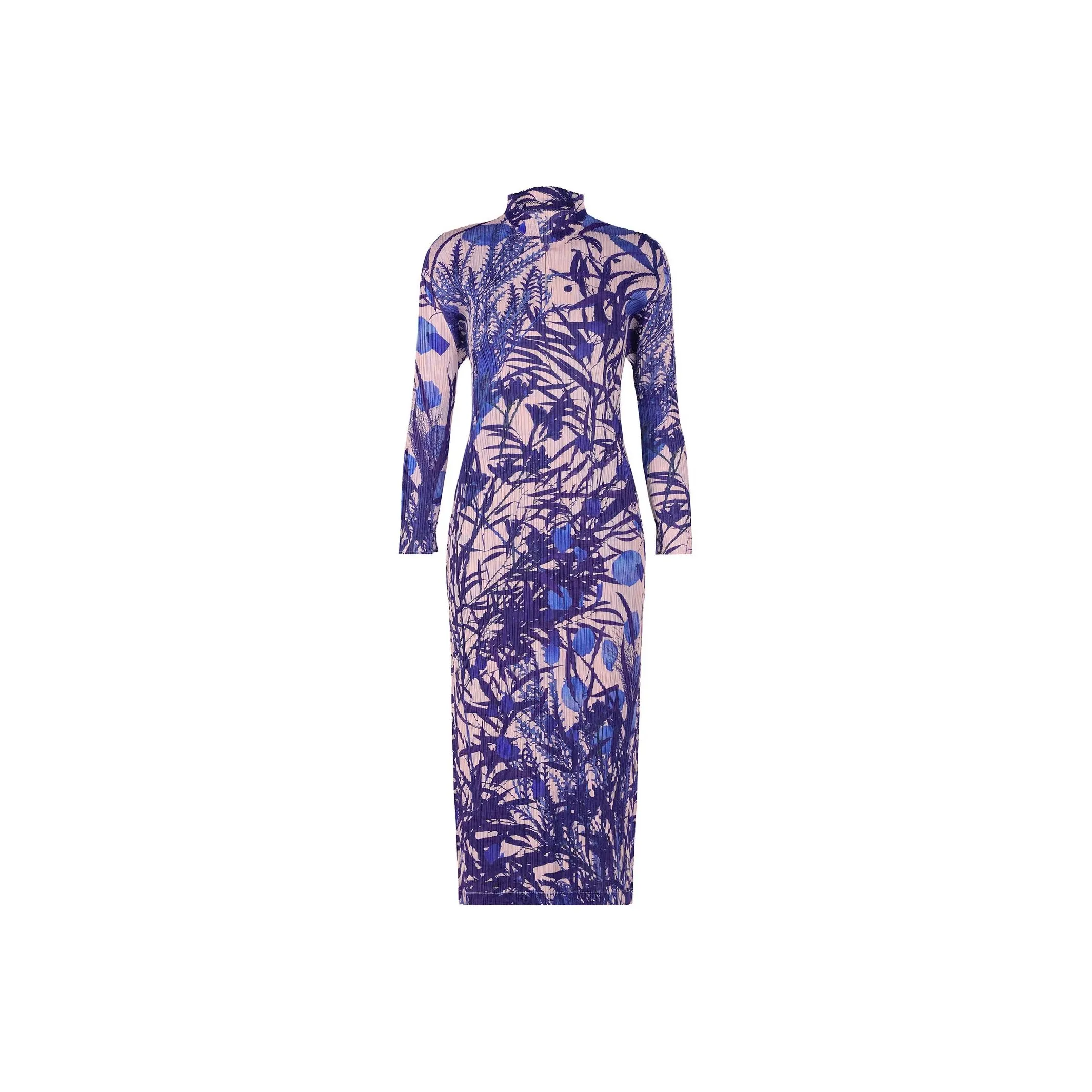 PLEATS PLEASE ISSEY MIYAKE Long Sleeved Dresses Women's Purple