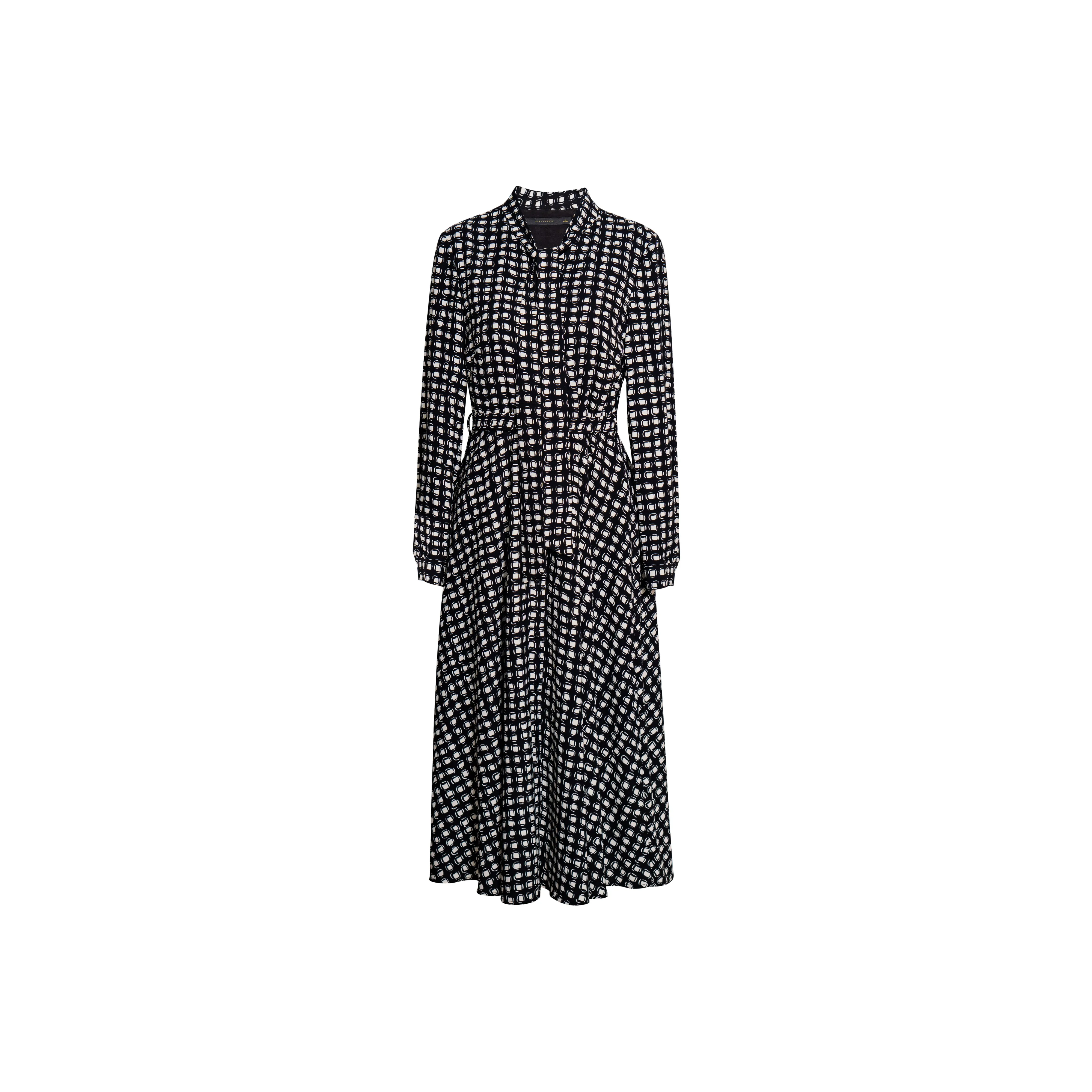 ROEYSHOUSE Long Sleeved Dresses Women's Black White