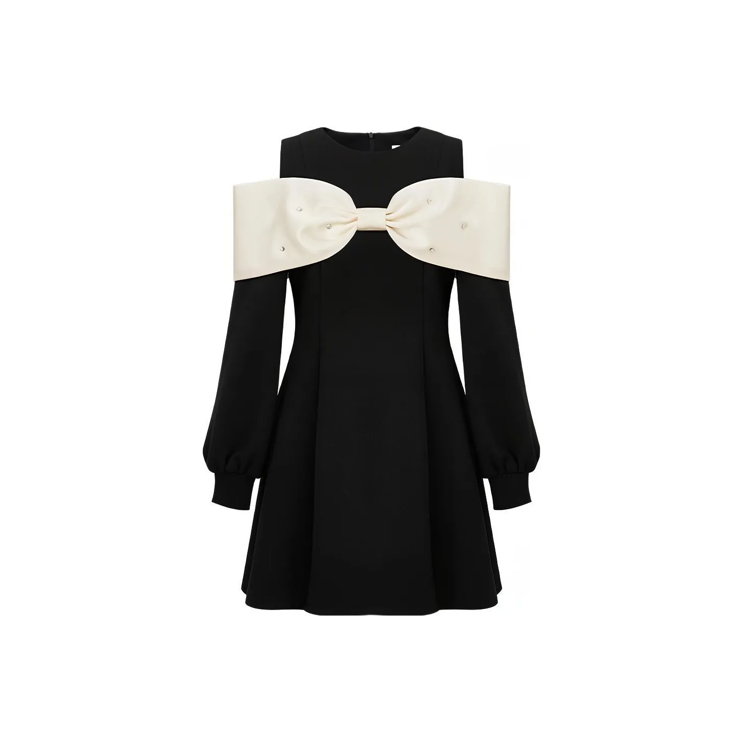 TAMMY TANGS Длинное платье с длинными рукавами женское абрикосовый черный многоцветный