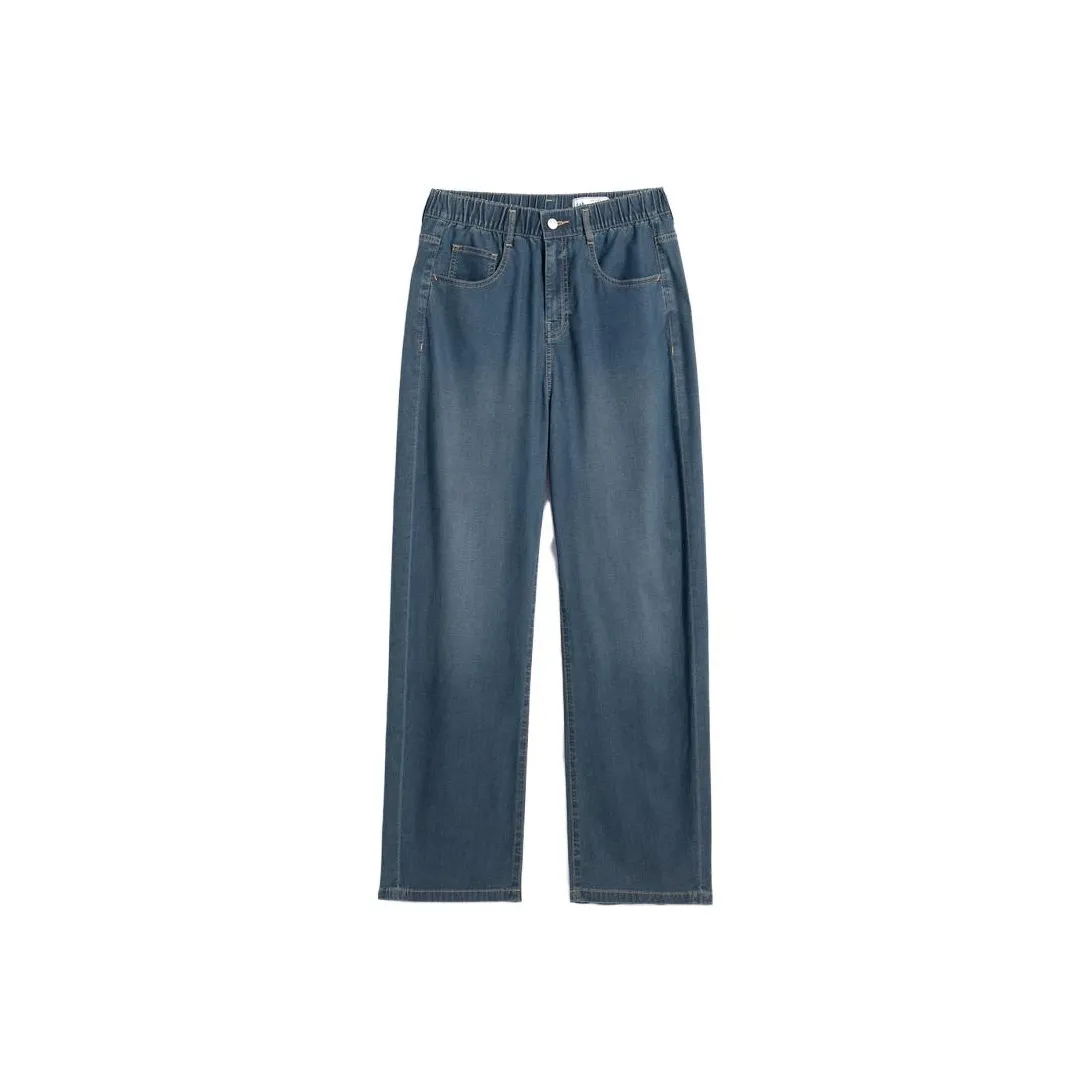 GAP Темно-синие Женские Джинсы