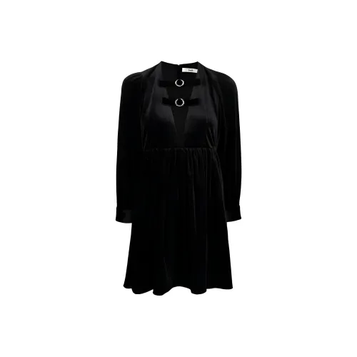 B+AB Black Женские Длинные Рукава Платья