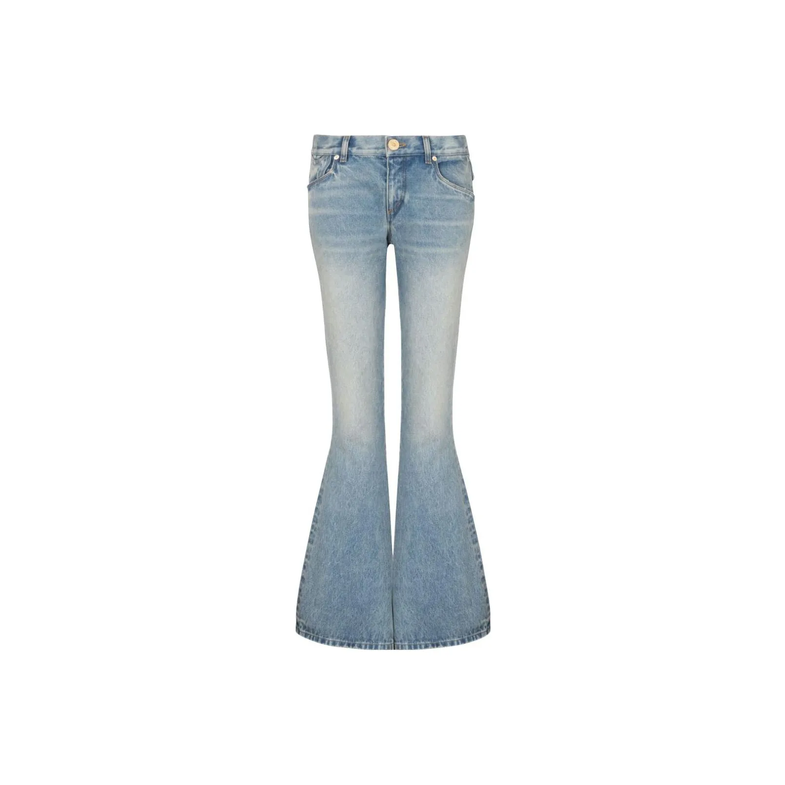 BALMAIN Western Bootcut Denim Jeans