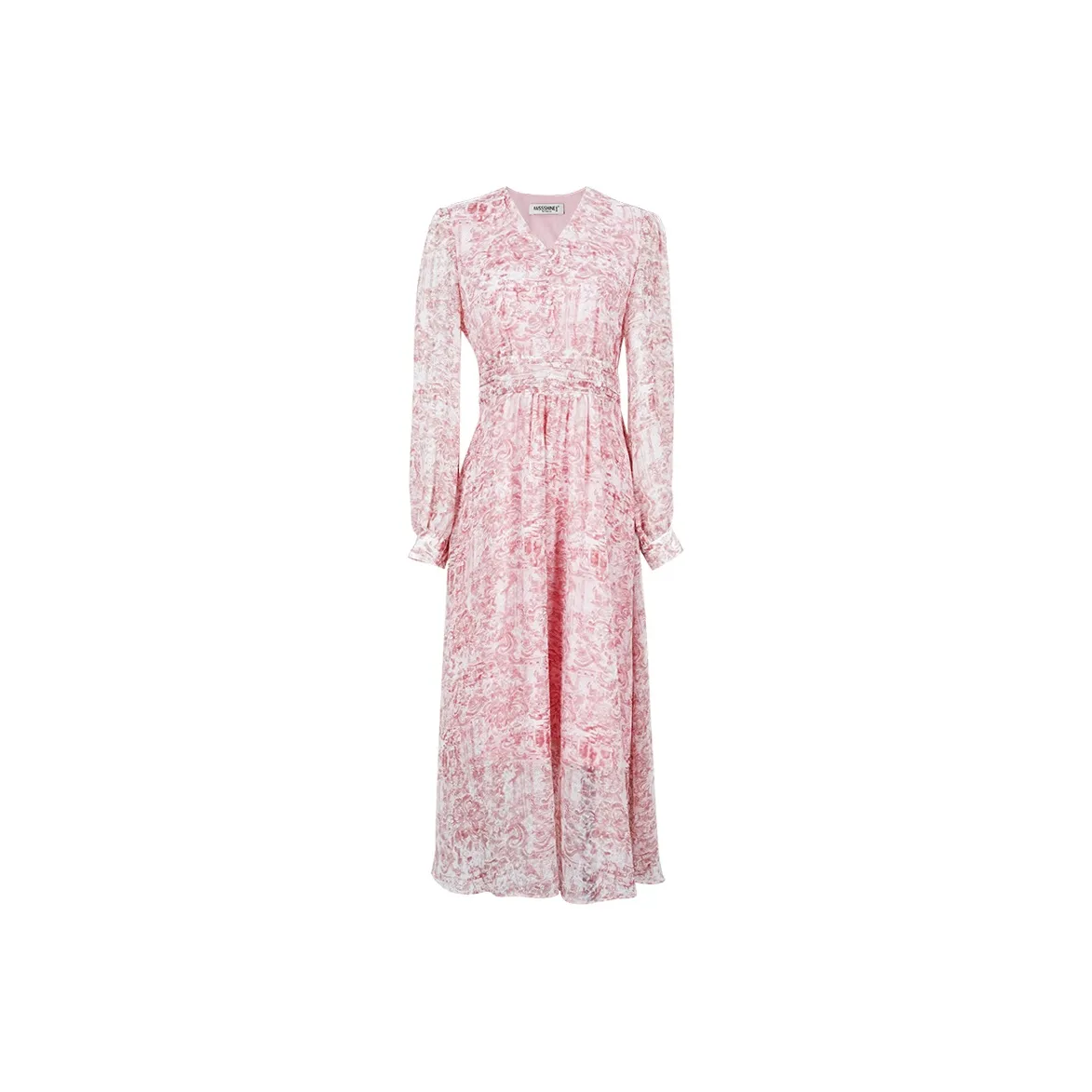 MISSSHINE Long Sleeved Dress Women's Pink