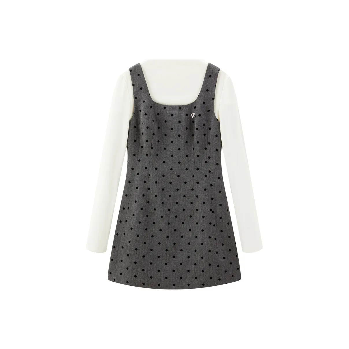 LEDIN Twilight Серый Женские Длинные Платья с Рукавами