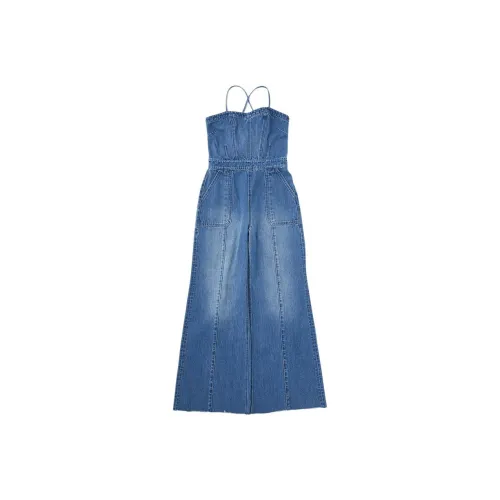 MOUSSY 110 Синий Женские Комбинезоны