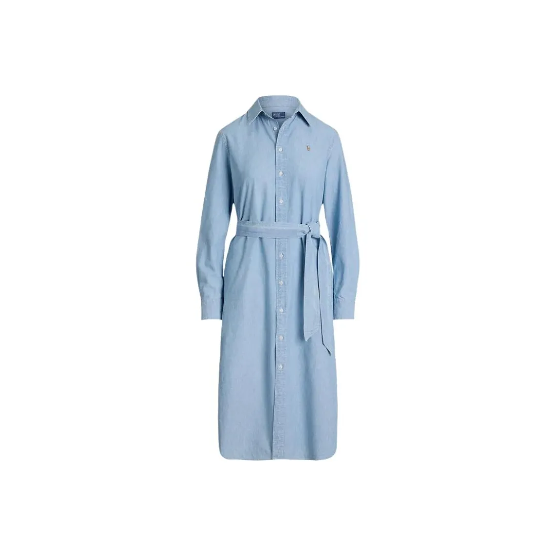 Polo Ralph Lauren Polo Pony Embroidered Belted Dress
