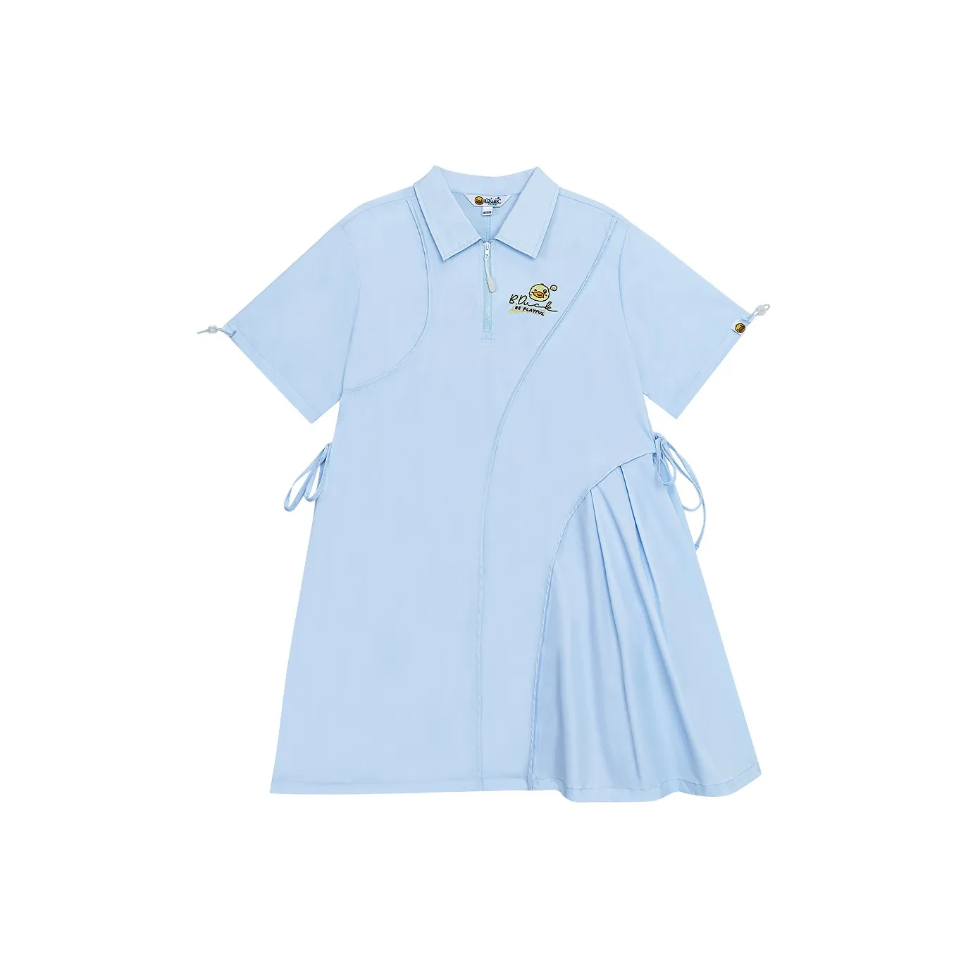 B.Duck Короткий рукав Платье Женское Небесно-голубой