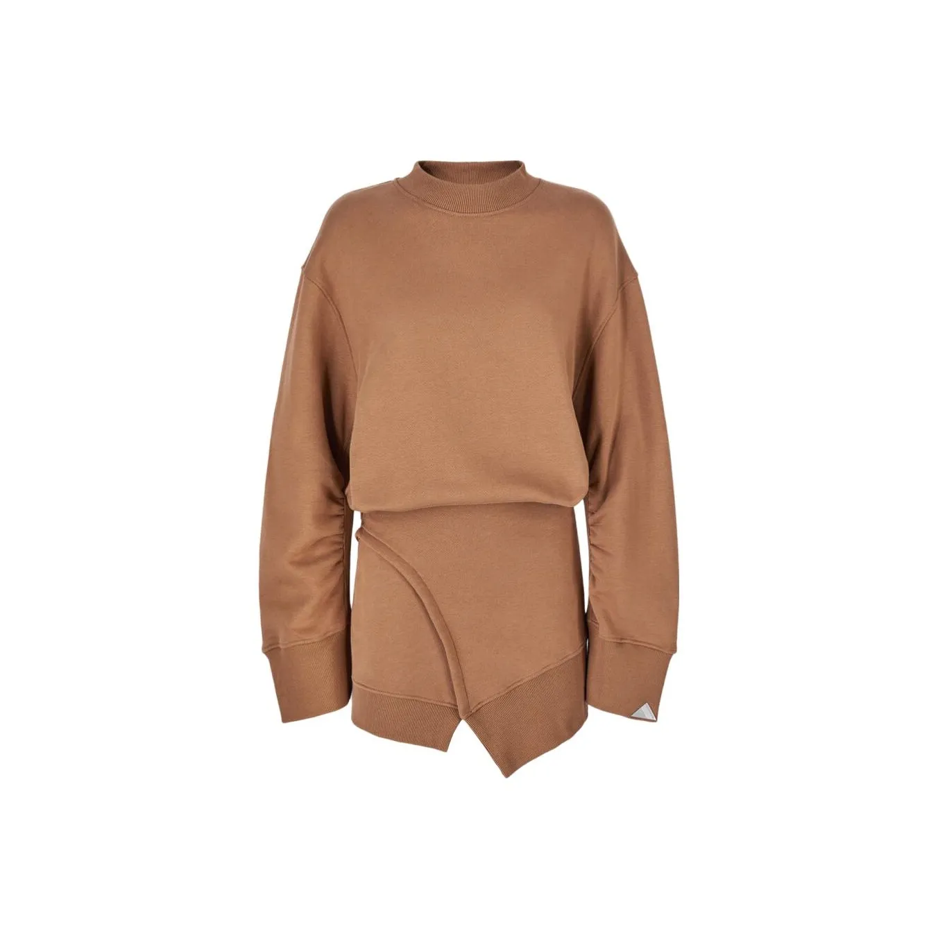 The Attico Ivory Cotton Sweatshirt Dress