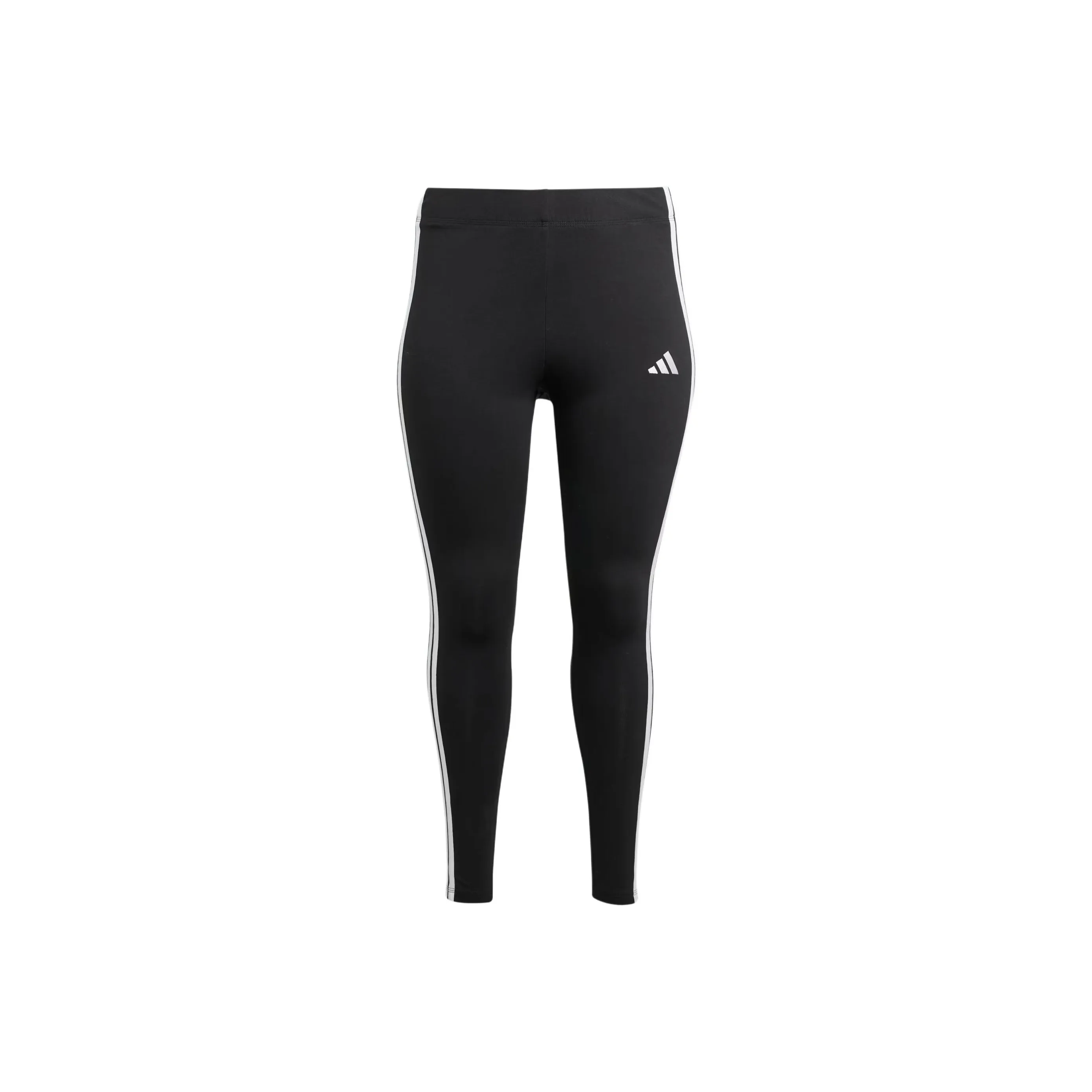 Adidas Free Shipping With AdiClub Essentials 3 Stripes Cotton Leggings Plus Size