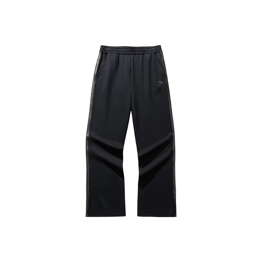 ANTA Вязаные тренировочные брюки Женские базовые Черный