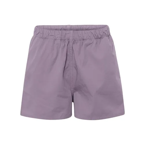 Colorful Standard Фиолетовый Туманный Женские Повседневные шорты