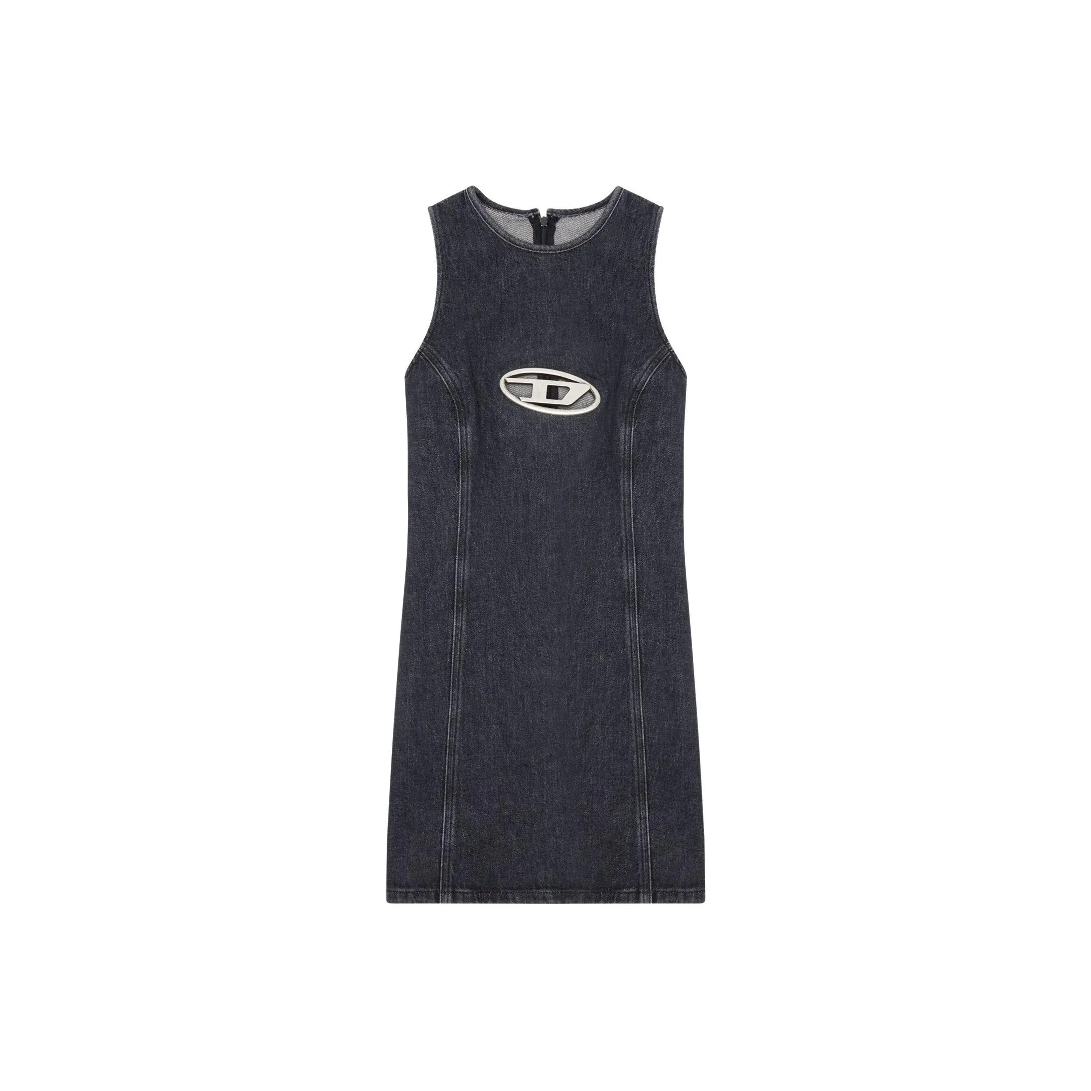 DIESEL Без рукавов Платье Женское Черное