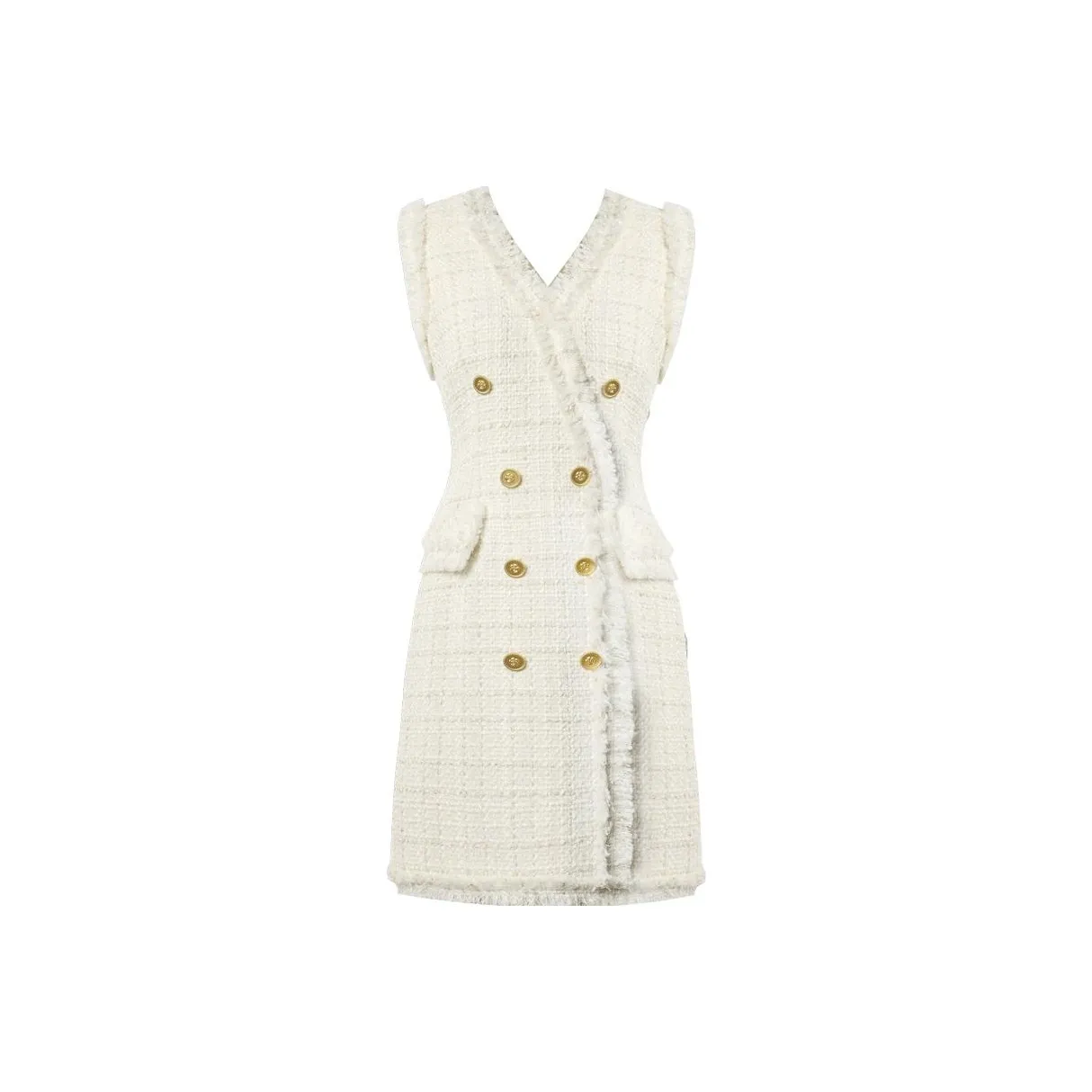 DPLAY Sleeveless Dress Women's Cream Apricot