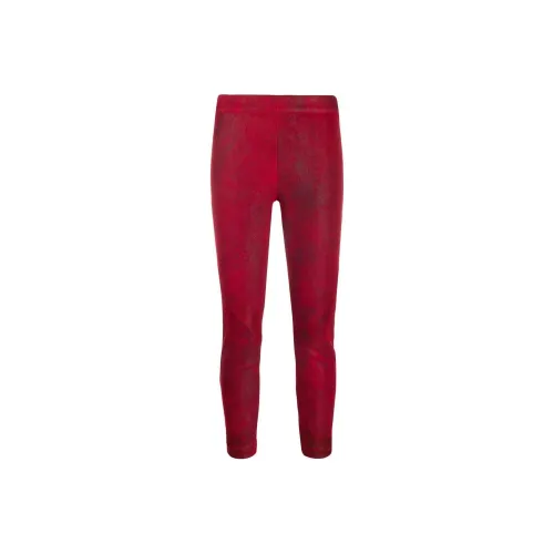 Ann Demeulemeester Женские Леггинсы Красного Цвета