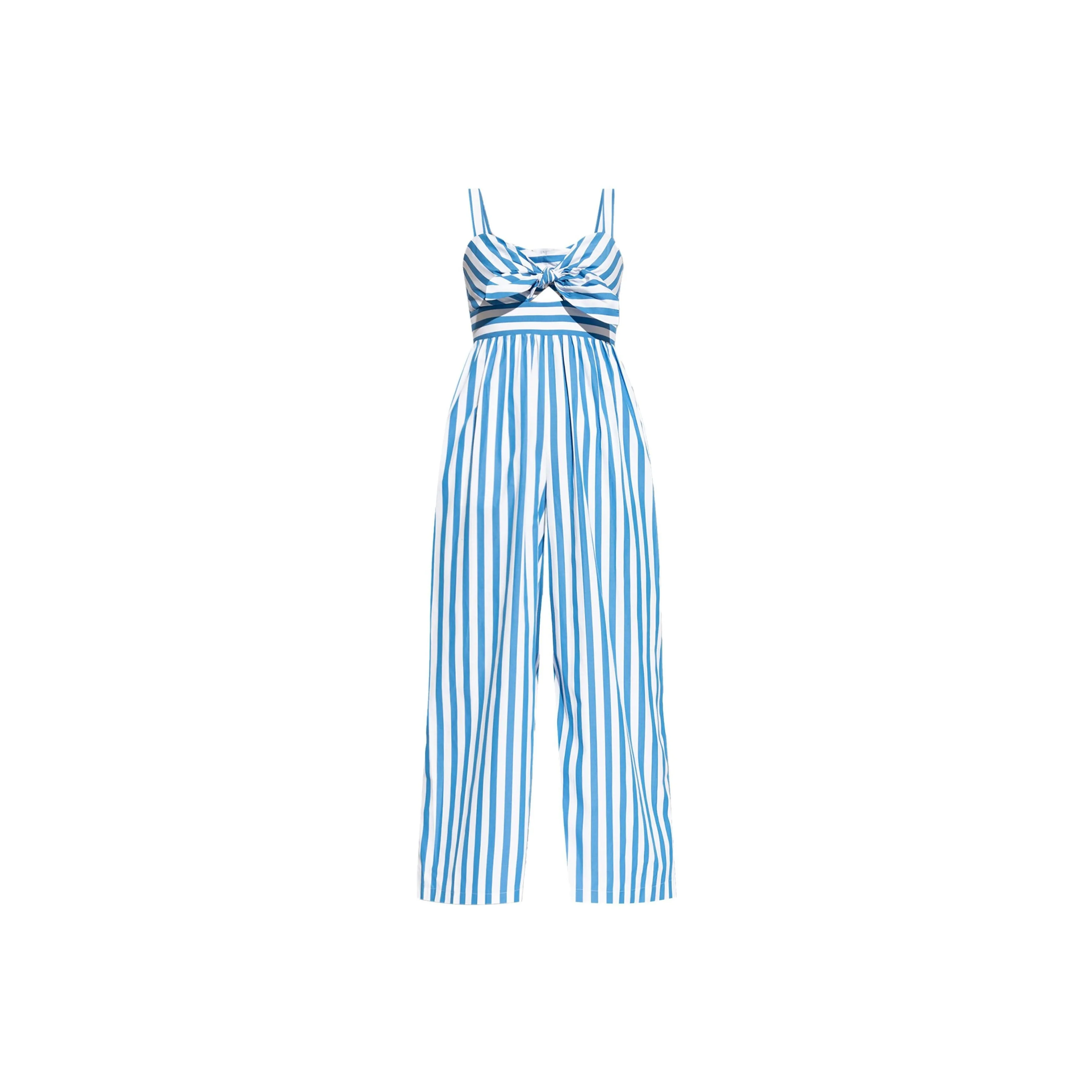 Kate Spade Striped Cotton Jumpsuit