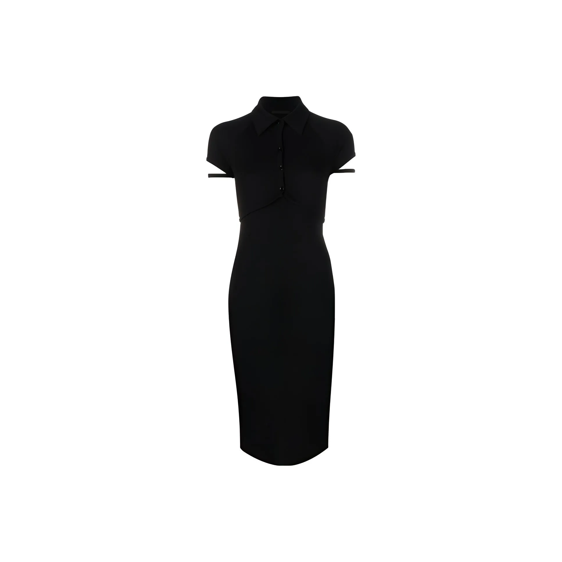Helmut Lang Short Sleeved Dress Women's Black