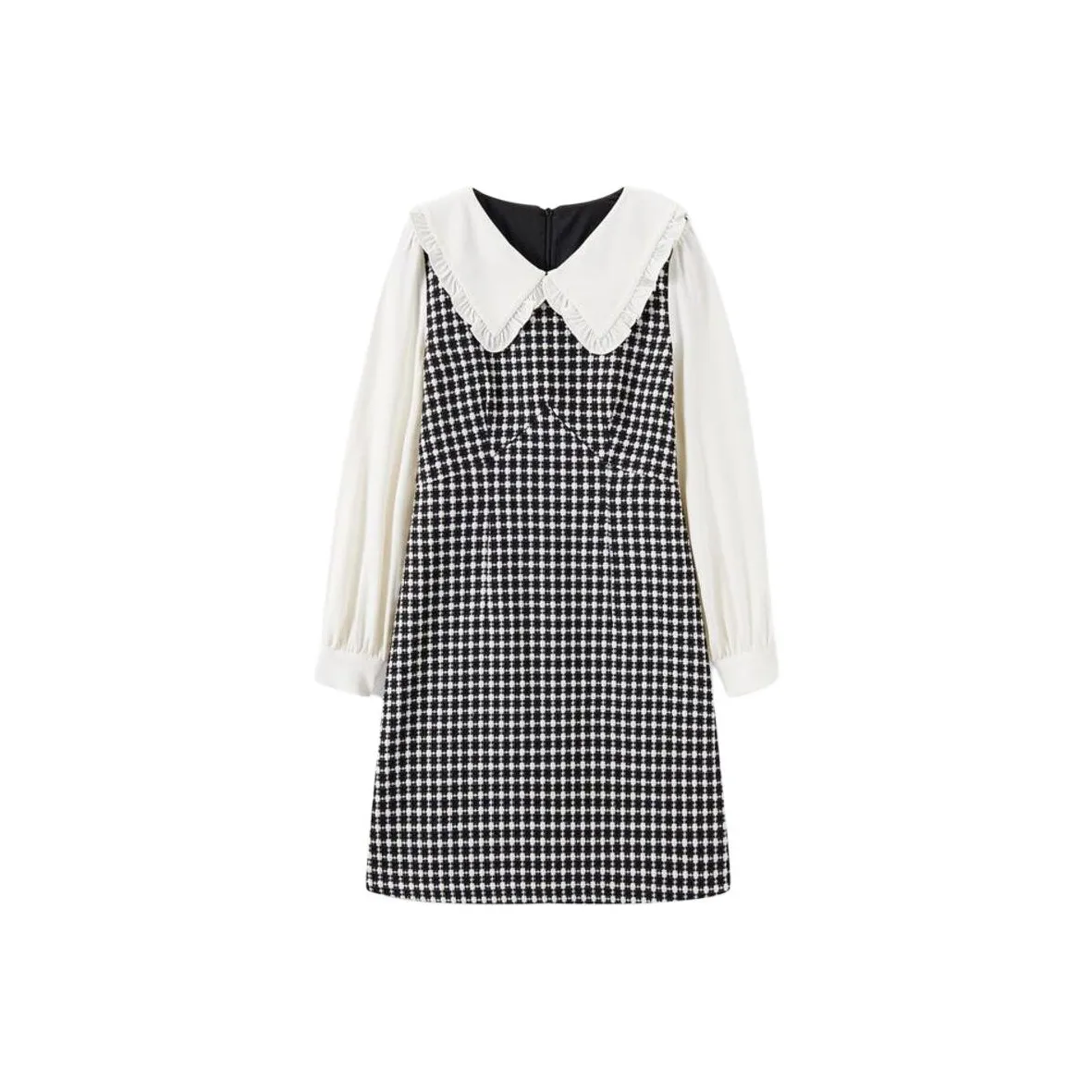 EICHITOO Длинное платье с длинными рукавами женское черное