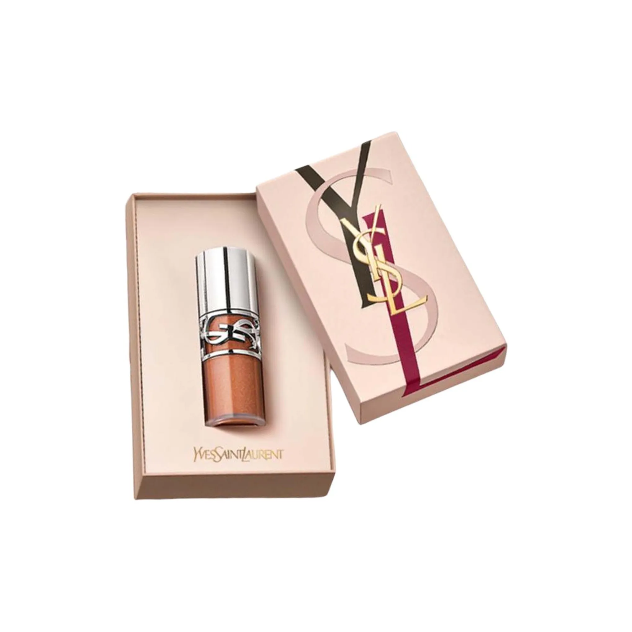 SAINT LAURENT Коробка Лимитированная Освежающий Naked Чай ЛИП ГЛосс Глянцевый Финиш Подходящий Увлажняющий 6 мл