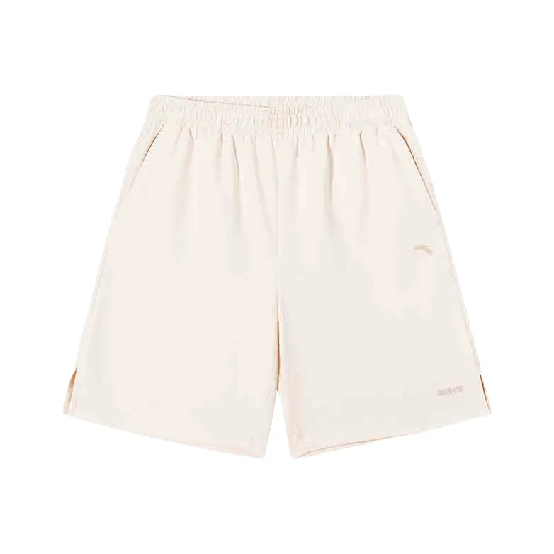 ANTA Sports Life Collection Comprehensive Training Collection Повседневные шорты Женские Рыбка Belly Белый