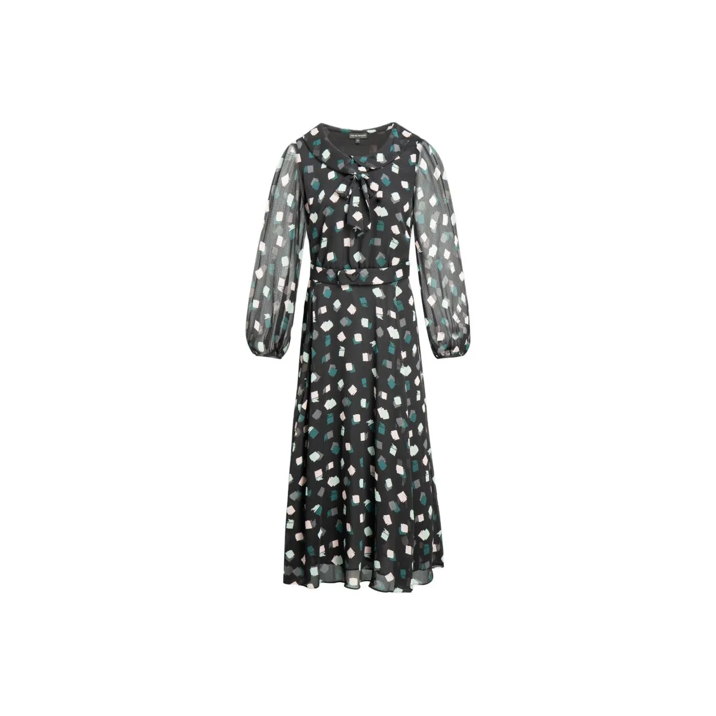 EMPORIO ARMANI Long Sleeved Dress Women's Black
