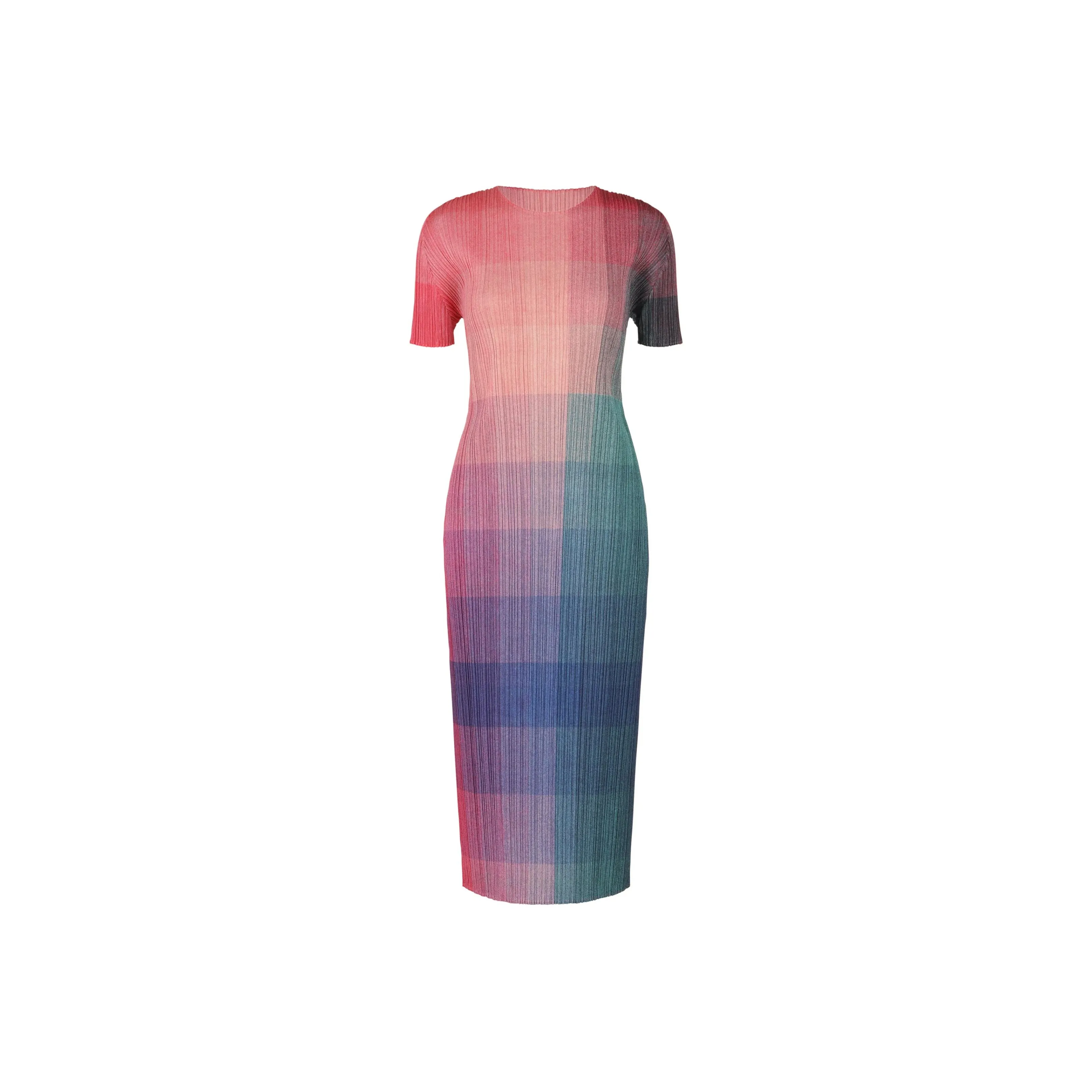 Pleats Please ISSEY MIYAKE Pleated Midi Dress