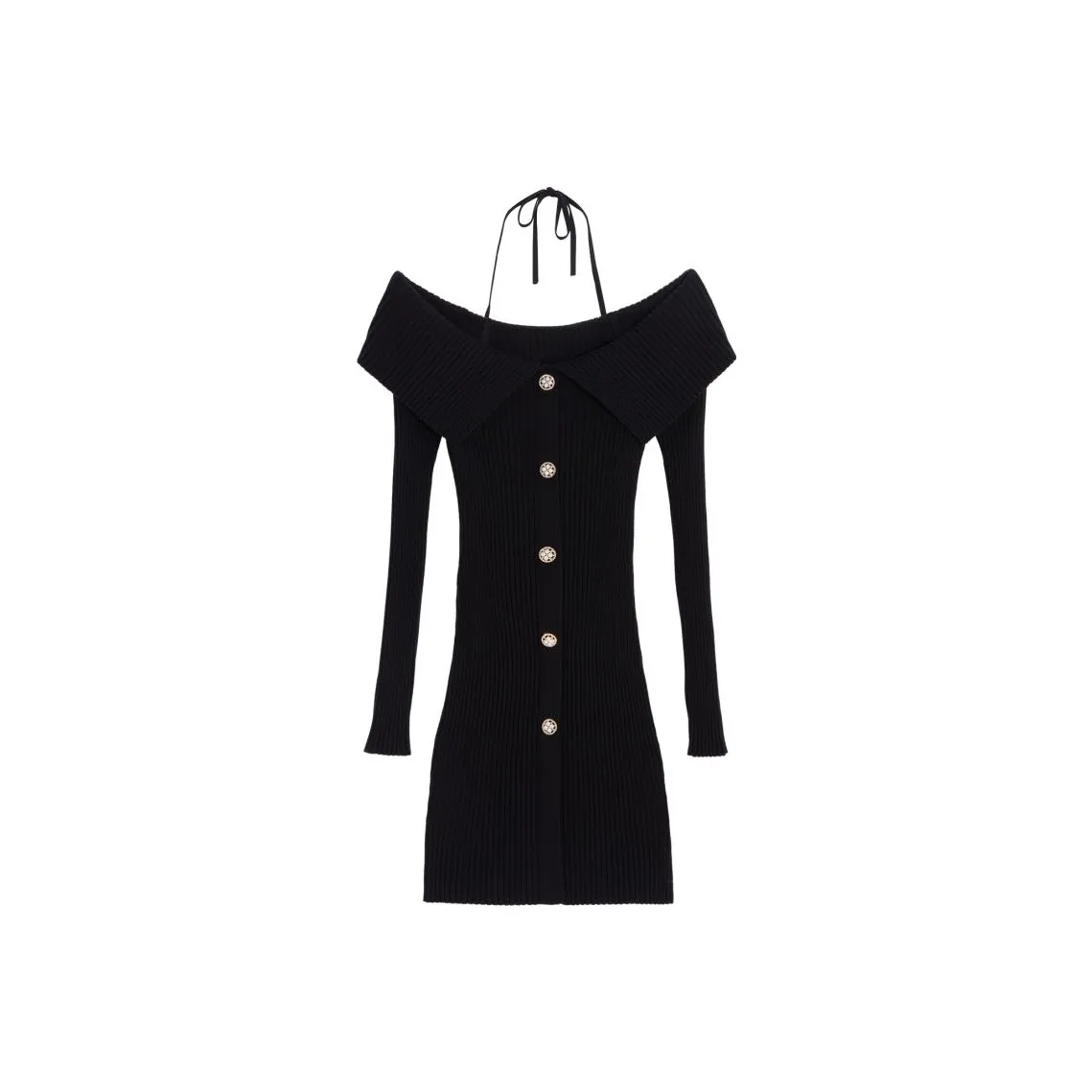 Bebe FW23 Long Sleeved Dress Women's Black
