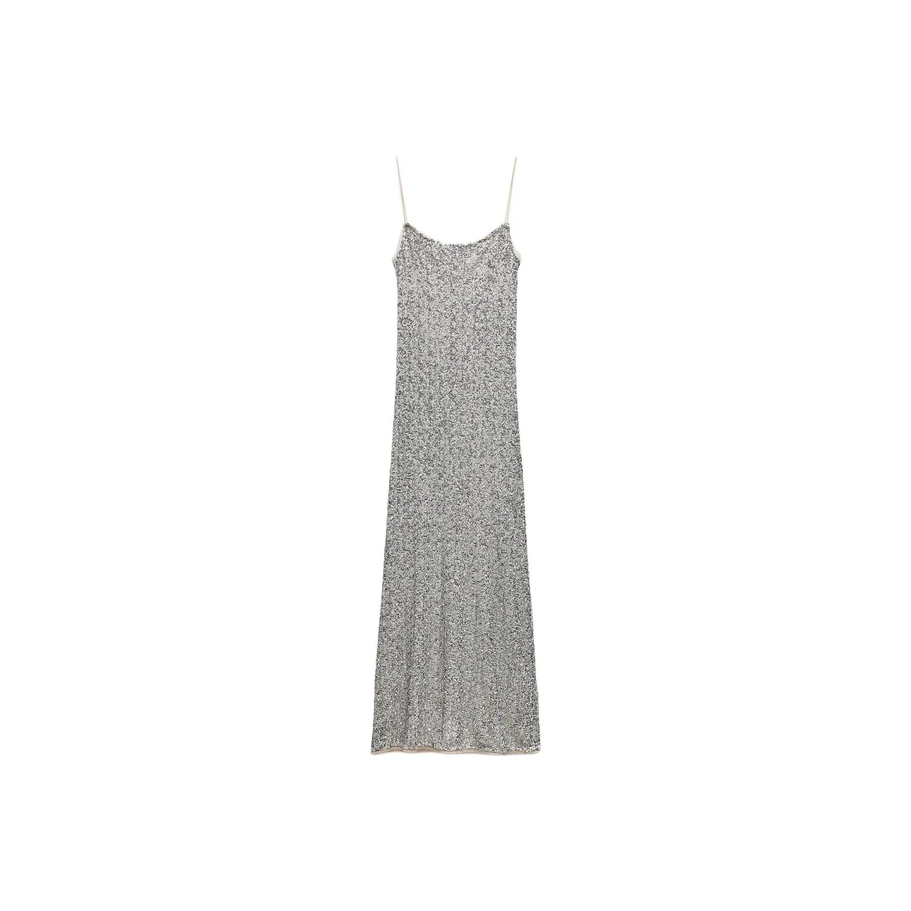 ZARA Slip Dresses Women's Silver