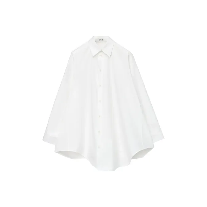LOEWE Trapeze Long Sleeved Shirt Dress