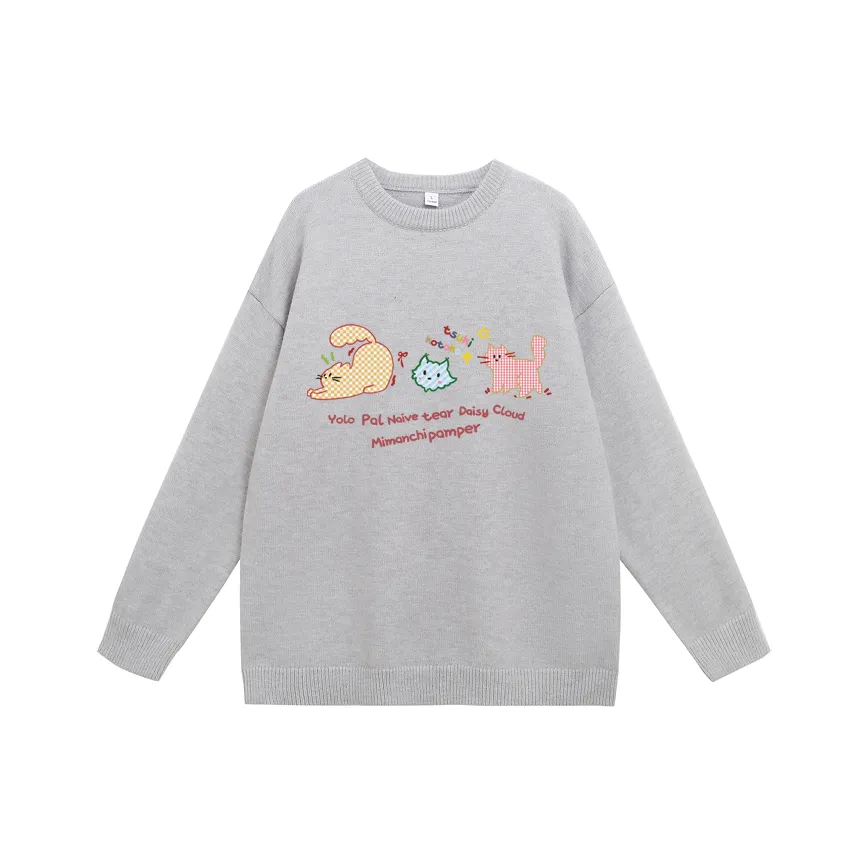 MDLILA Couple Set Unisex White Gray