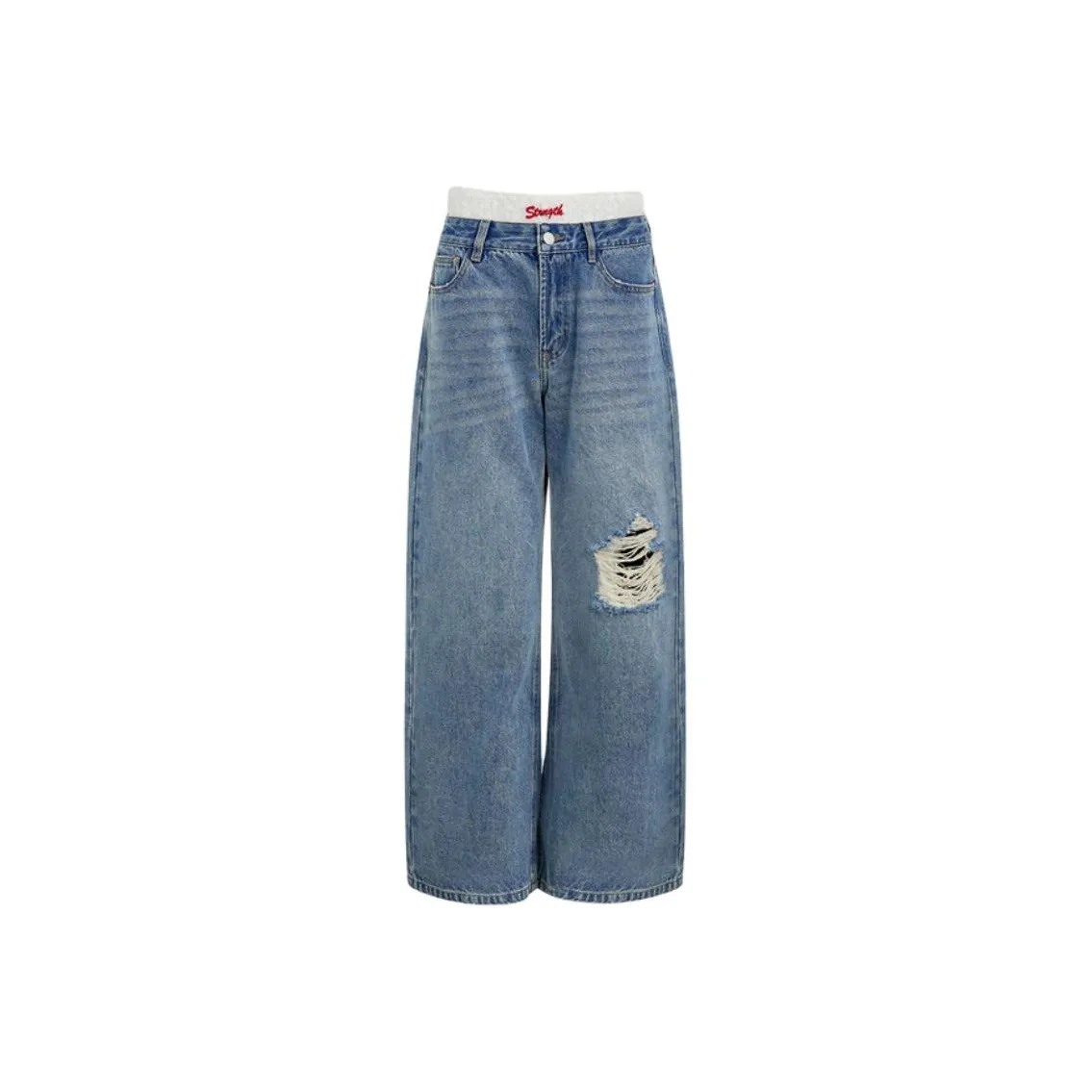 URBAN REVIVO Джинсы Женские Синие