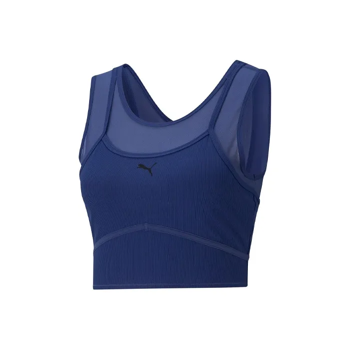 PUMA Electronic Синий Женские Спортивные майки без рукавов