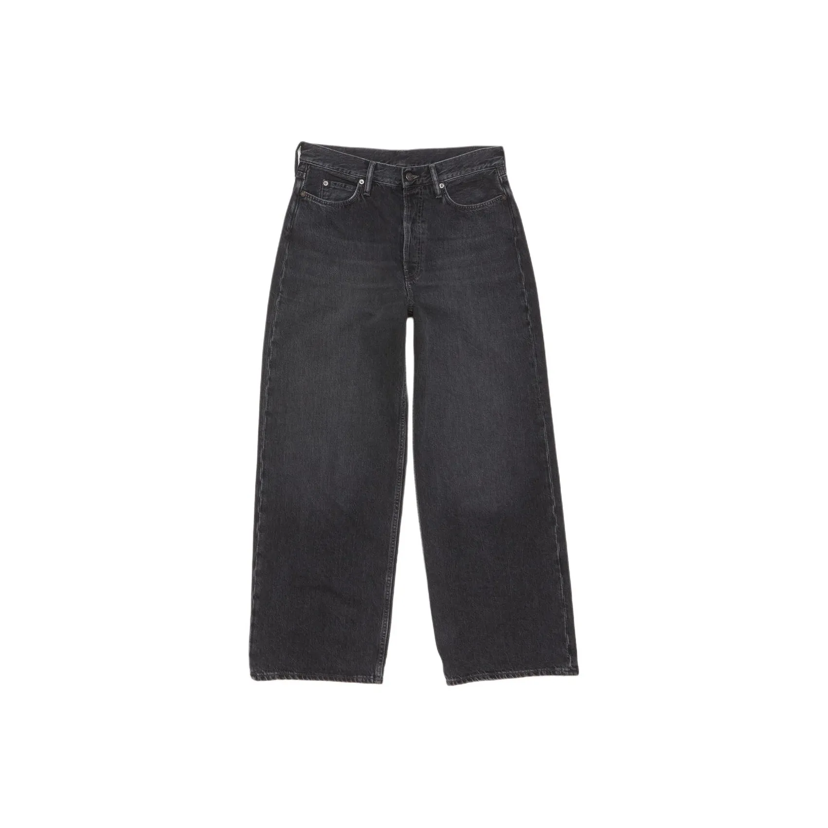 Acne Studios 2022F Relaxed Fit Jeans 'Black'
