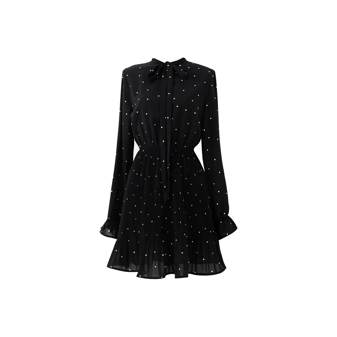 SOON FLOWER Long Sleeved Dresses Women's Black
