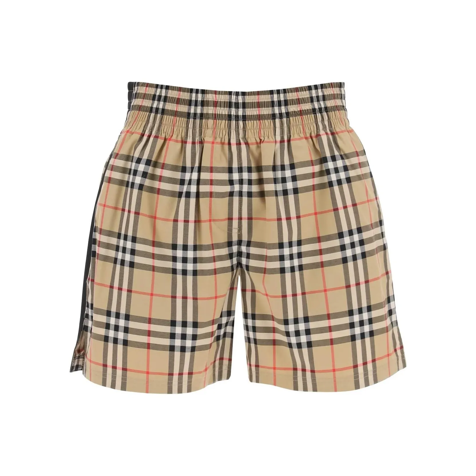 Burberry Women'ss Stretch Cotton Shorts Vintage Check