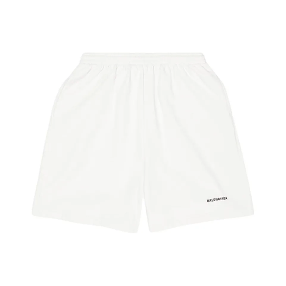 Balenciaga Повседневные шорты свободный крой женский белый