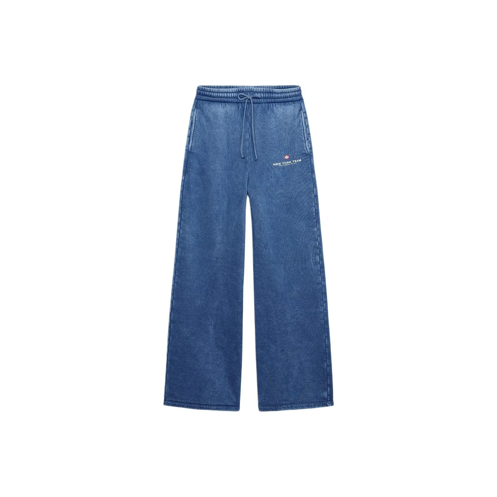 ZARA Knitted Sweatpants Women's Blue