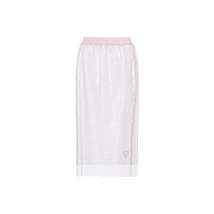 PRADA Фиолетовые Женские Повседневные Длинные Юбки