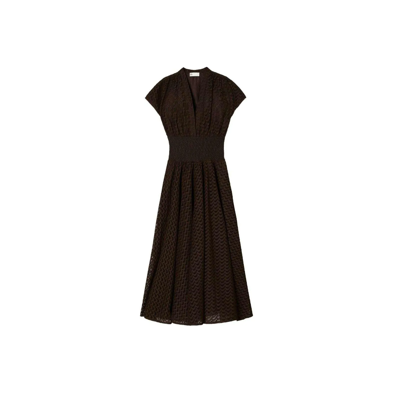 TORY BURCH All Over Embroidered Midi Dress