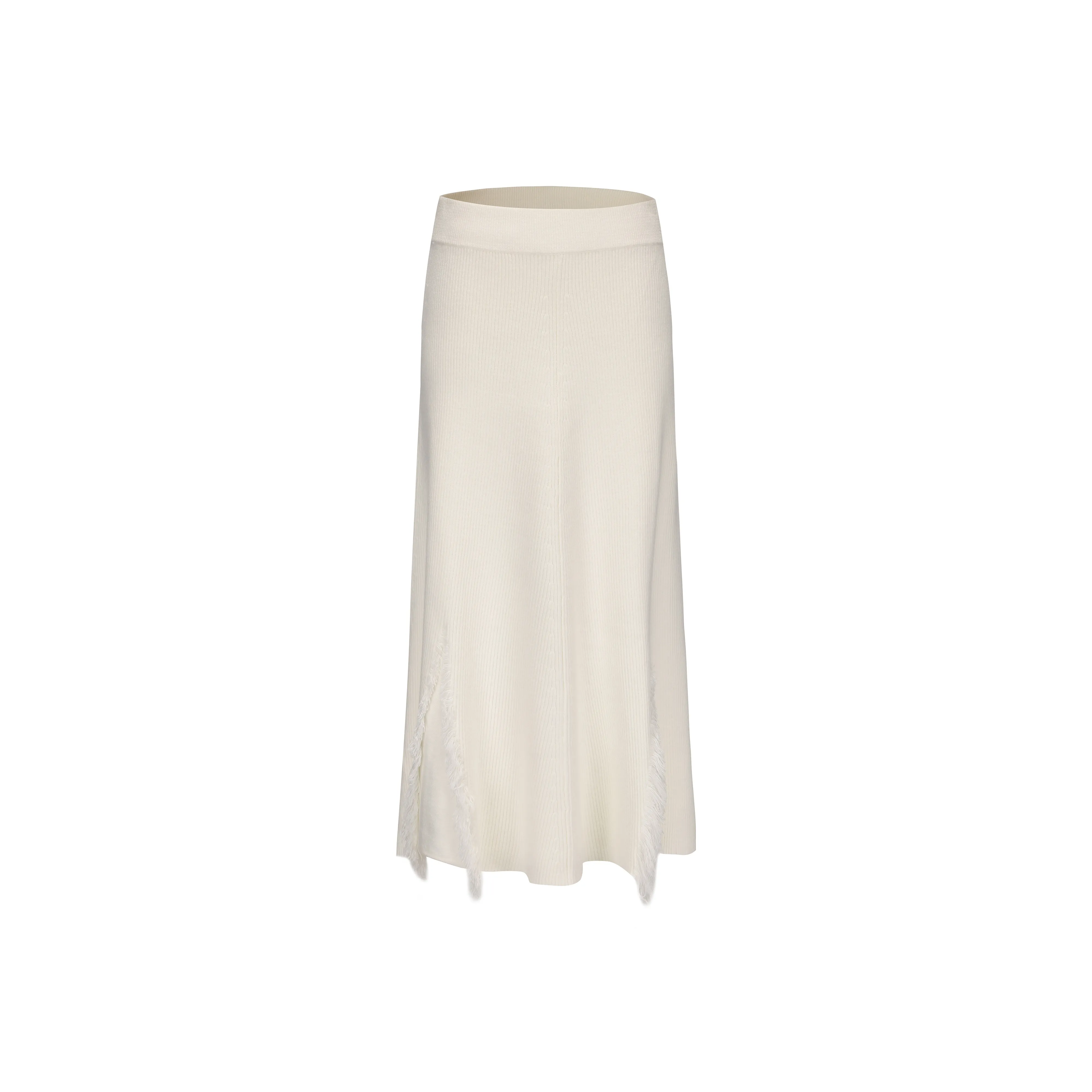 CHIWAWAMEME KNIT Длинная Юбка Женская Снежная Бархатная