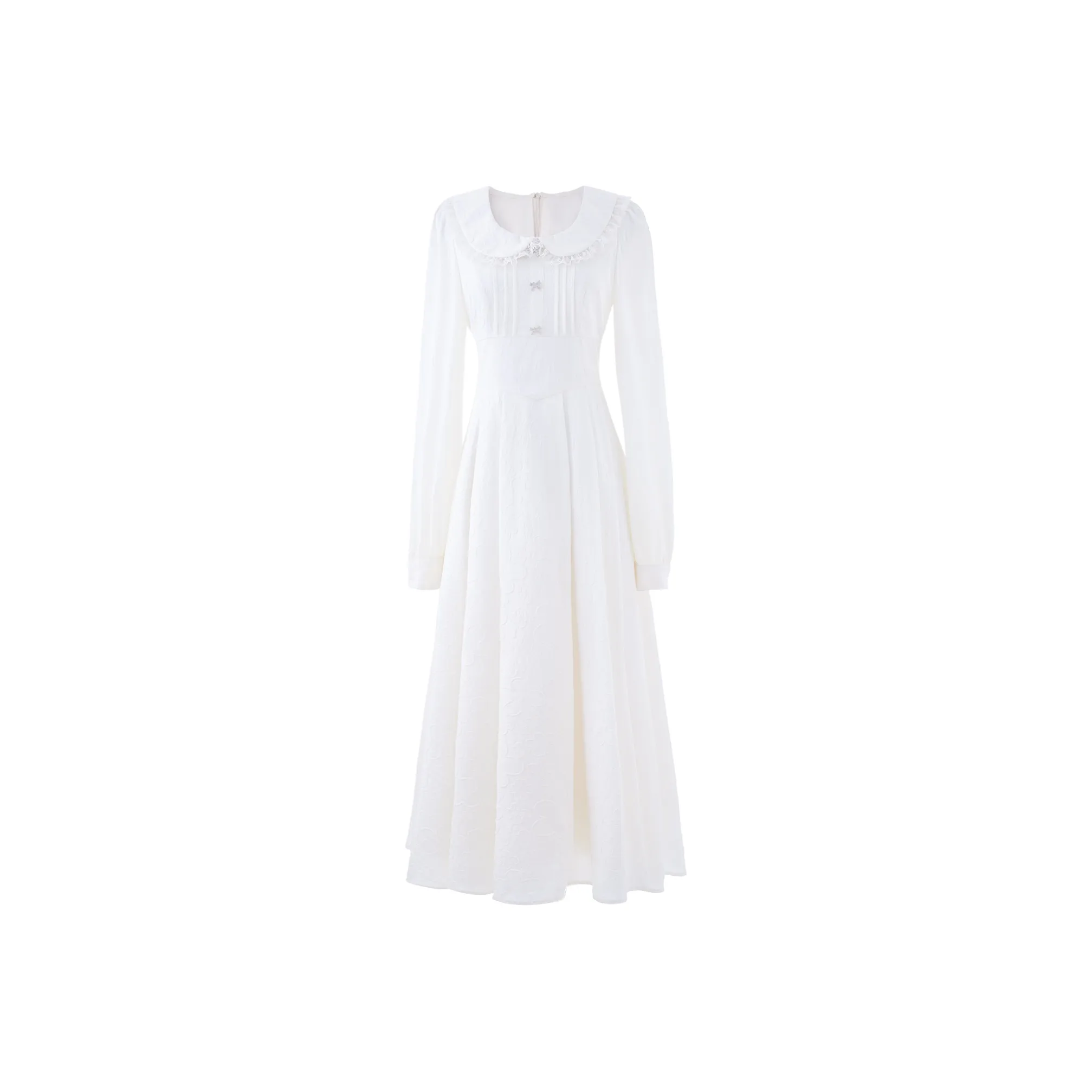 Blovelan Long-Sleeved Dresses Women's Cream Cheese Apricot