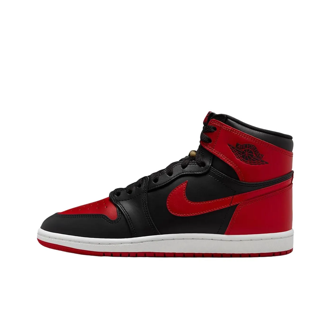 Jordan Air Jordan 1 Slip-resistant Abrasion-resistant High Top Vintage Basketball Shoes Unisex Black Red Джордан Эйр Джордан 1 Противоскользящий Устойчивый к износу Высокий Топ Винтажные Баскетбольные Кроссовки Унисекс Черный Красный