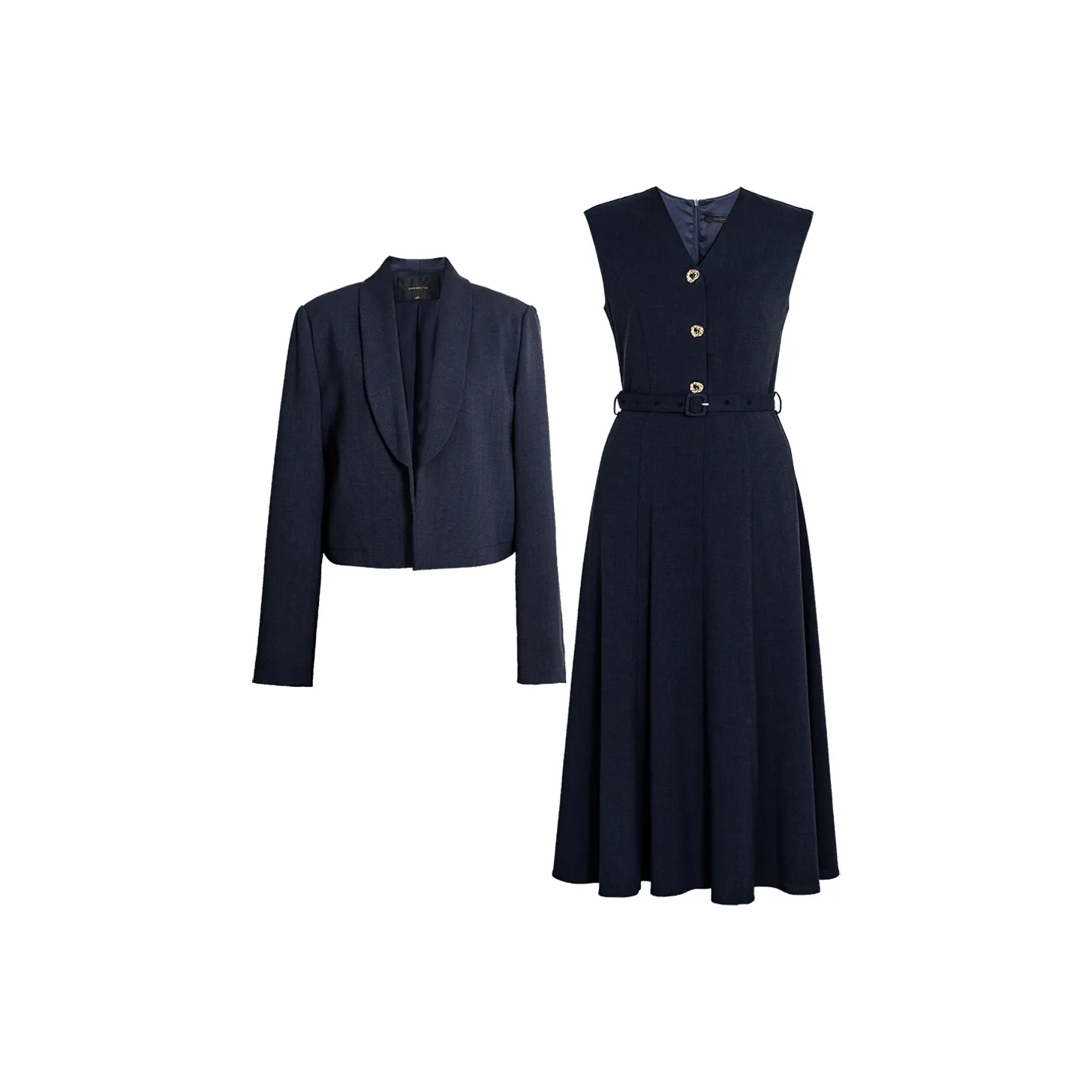 ROEYSHOUSE Бизнес-костюм женский темно-синий